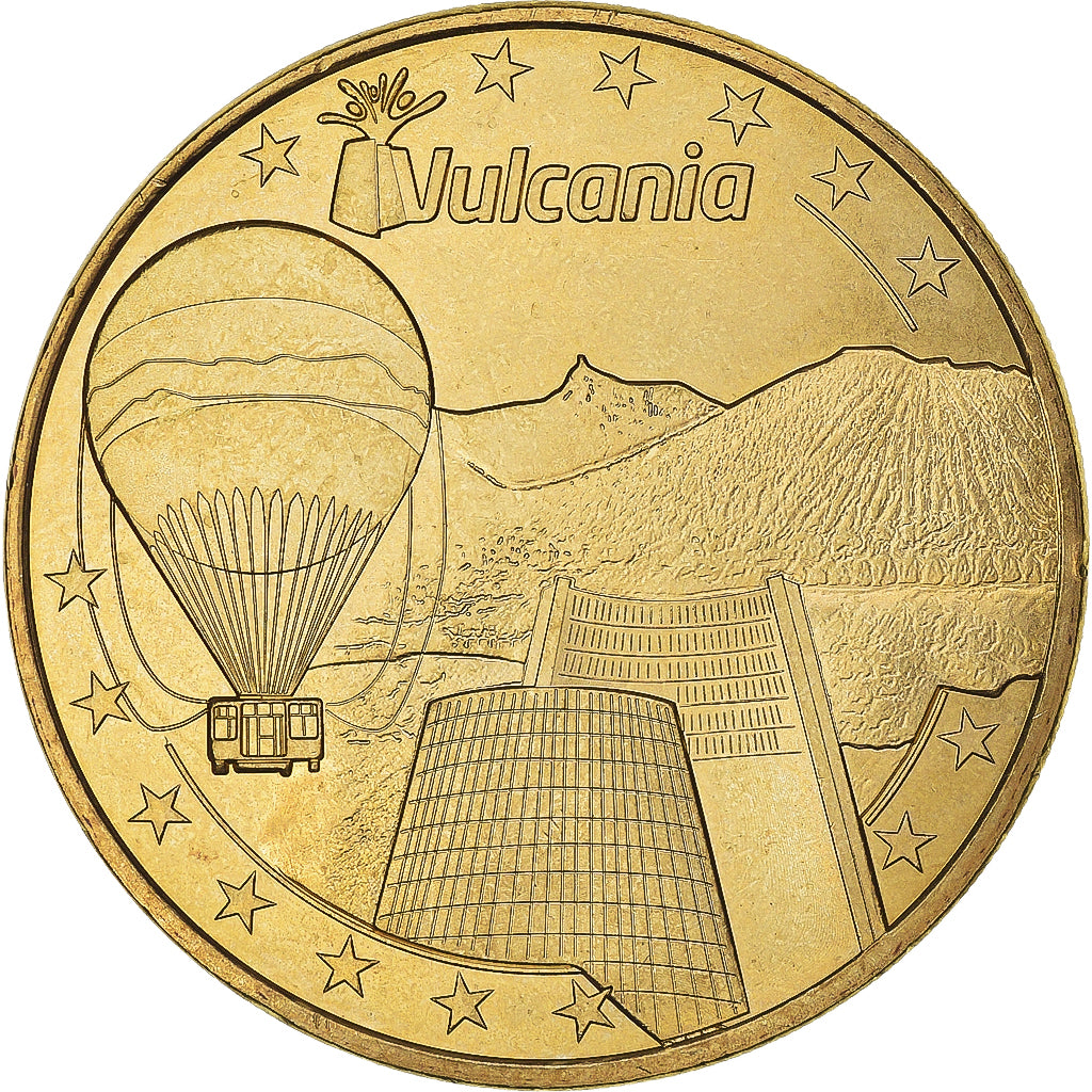 Francja, Token, Żeton turystyczny, 63/ Vulcania, 2017, Monnaie de Paris