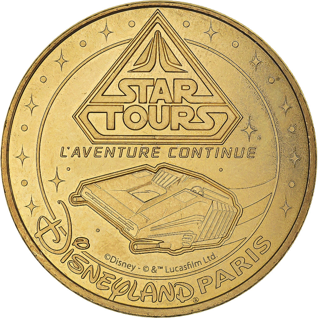 Francja, Token, Żeton turystyczny, Disneyland n°41 - Star Tours, 2017, MDP