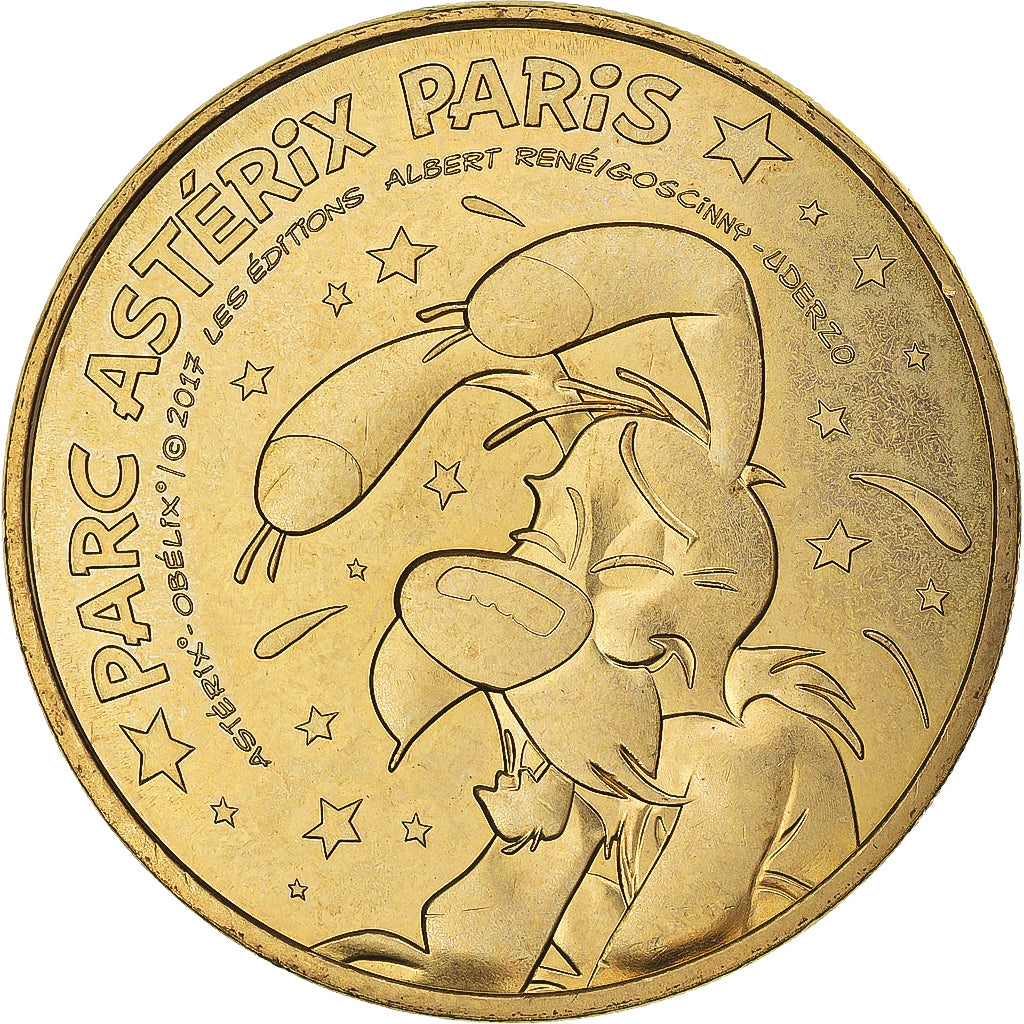 Francia, ficha, Touristic token, Plailly - Parc Astérix n°21, 2017, MDP, SPL