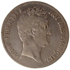 FRANCE, Louis-Philippe, 5 Francs, 1831, Marseille, VF(20-25), Silver, Gadoury...