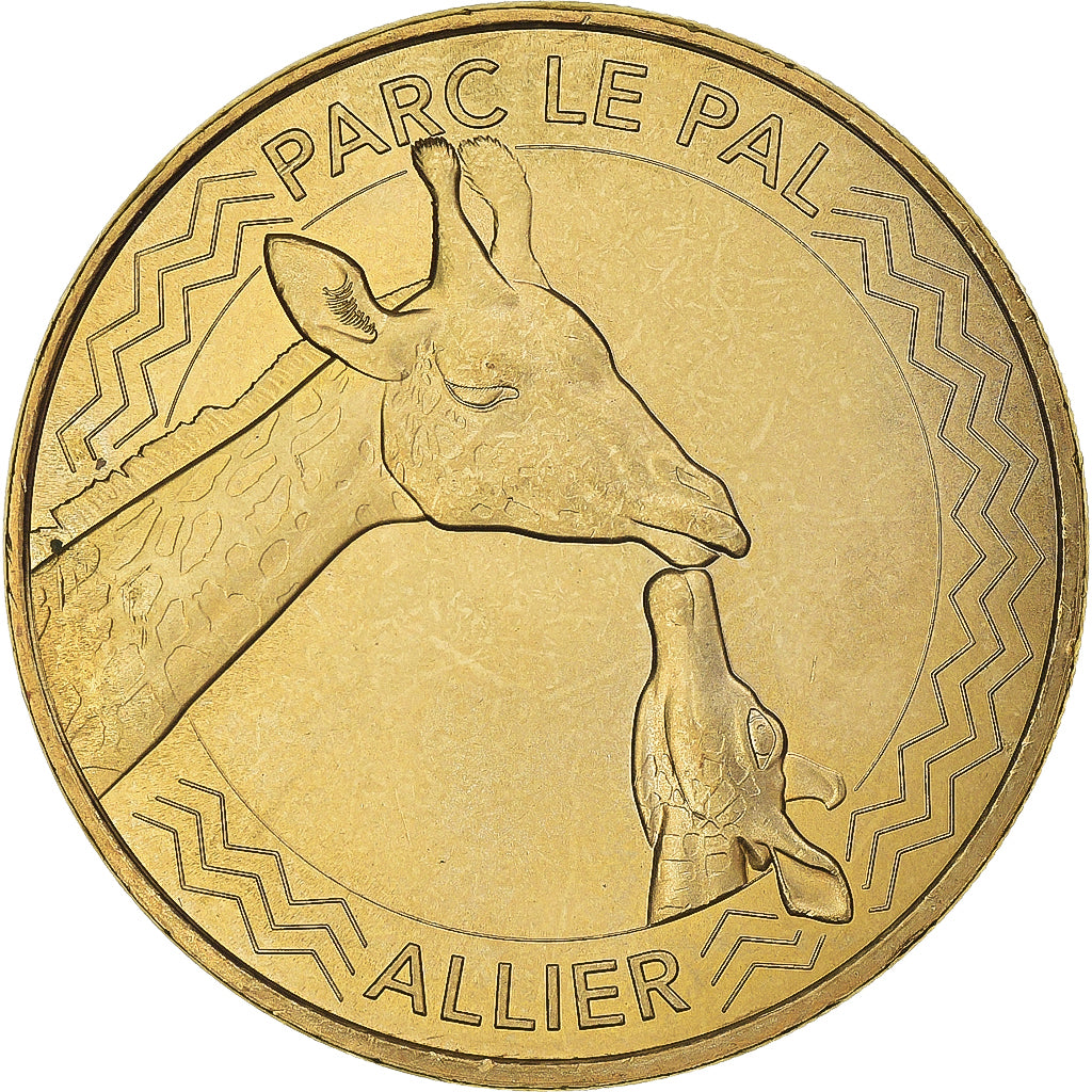 France, Token, Dompierre-sur-Besbre - Parc le Pal - Allier - N°12 LA GIRAFE ET