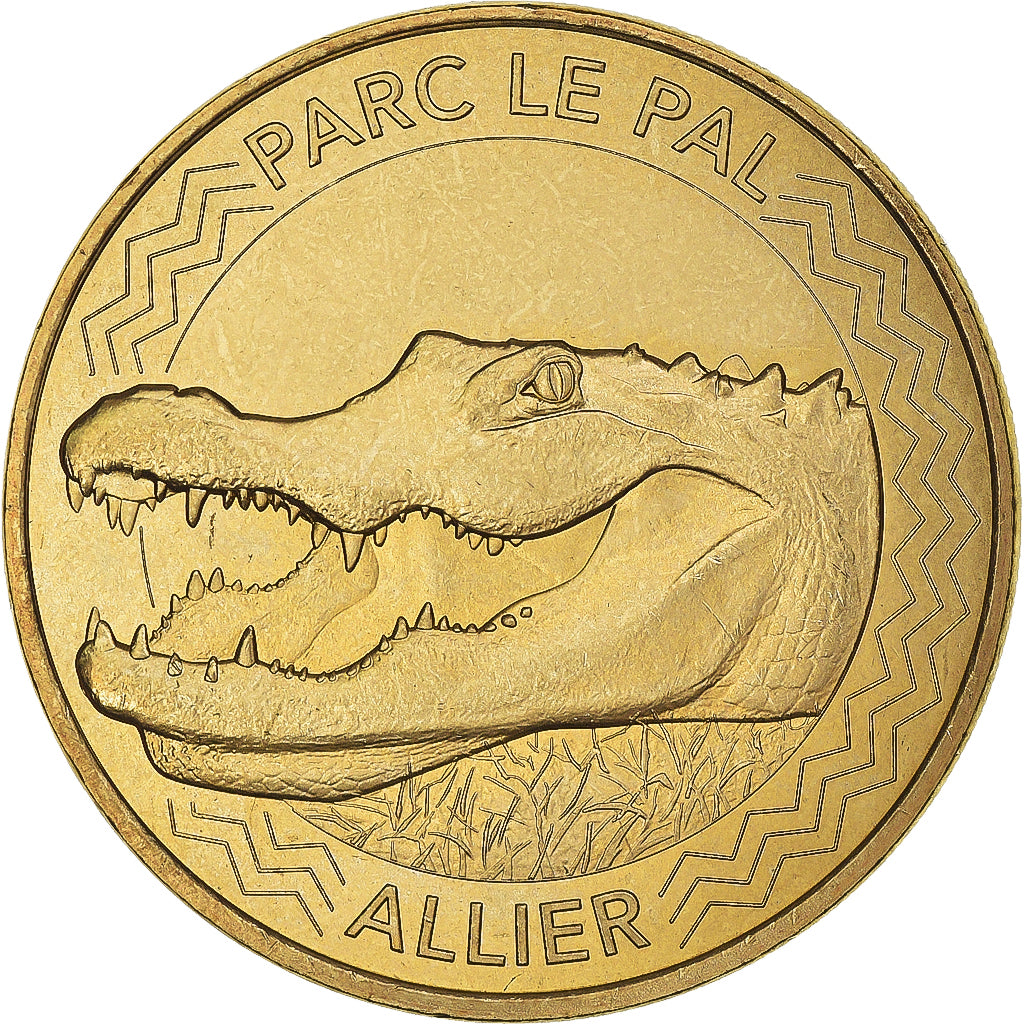 France, Token, DOMPIERRE-SUR-BESBRE - PARC LE PAL - N°13 LE CROCODILE, 2017