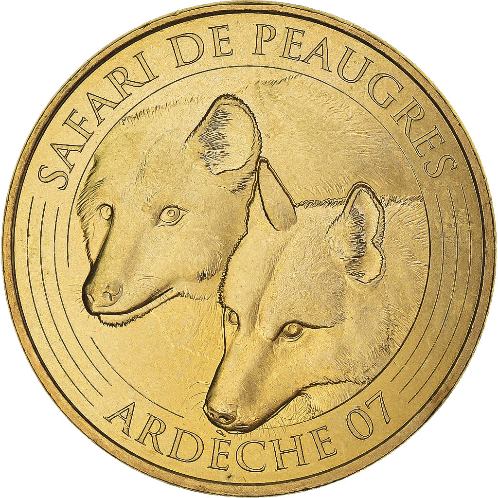 Francia, ficha, Peaugres - Safari n°7 - Couple de loups, 2017, MDP, SPL