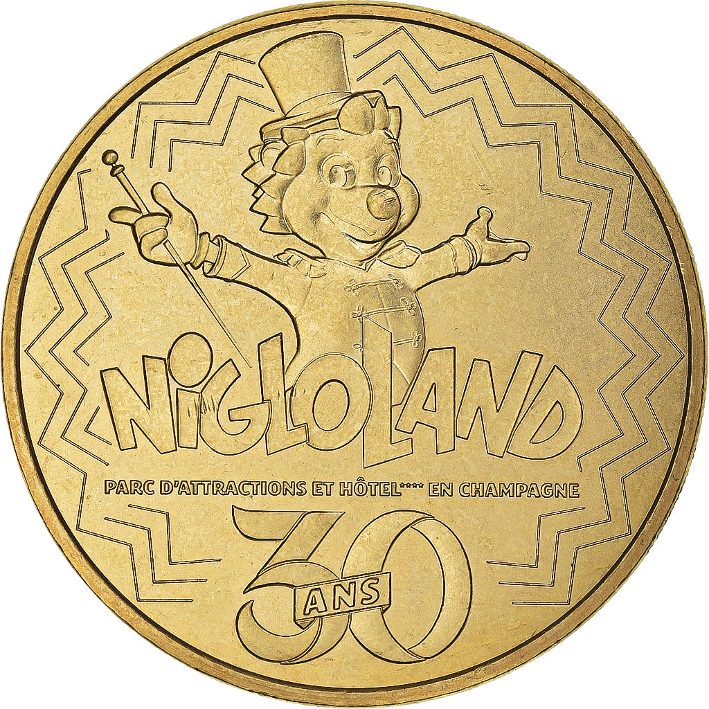Francia, ficha, Touristic token, Dolancourt - Nigloland - 30 ans, Arts &