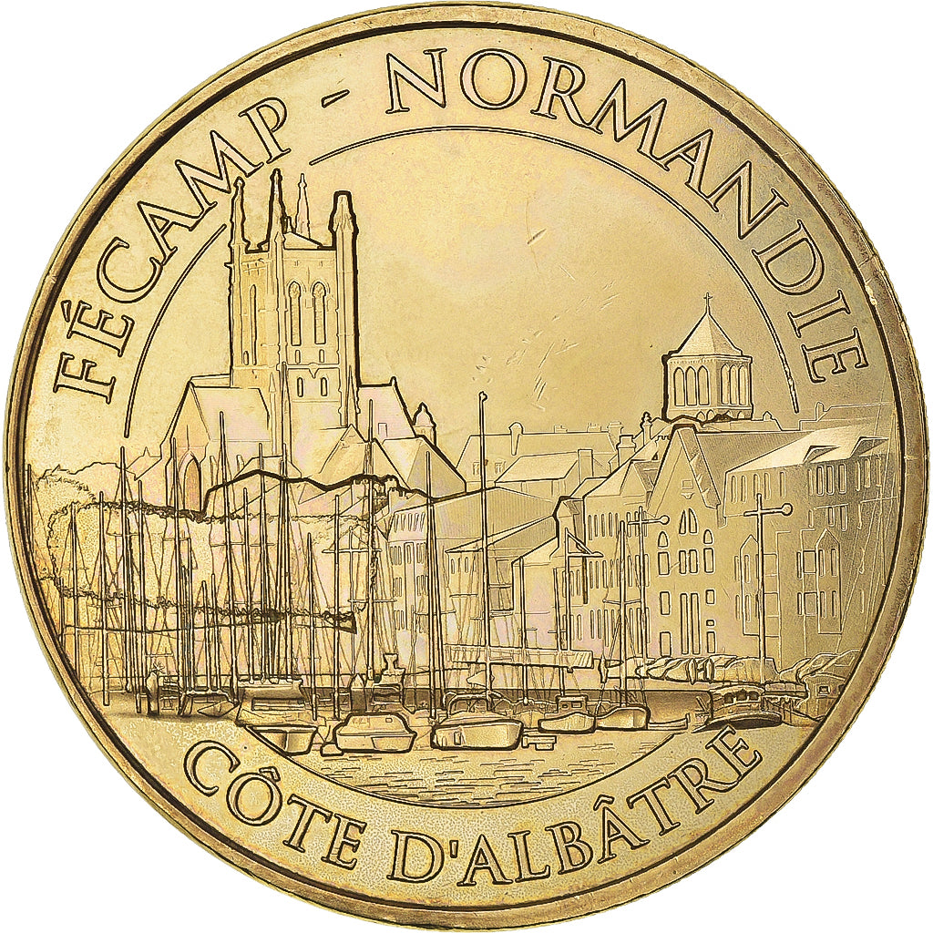 France, Token, 76/ Côte d'Albâtre - Fécamp, 2017, MDP, MS(63), Copper-nickel