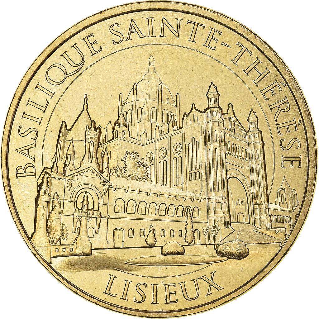 Francia, zeton, Lisieux - Basilique Ste Thérèse, 2017, MDP, MBC+, Aluminio y