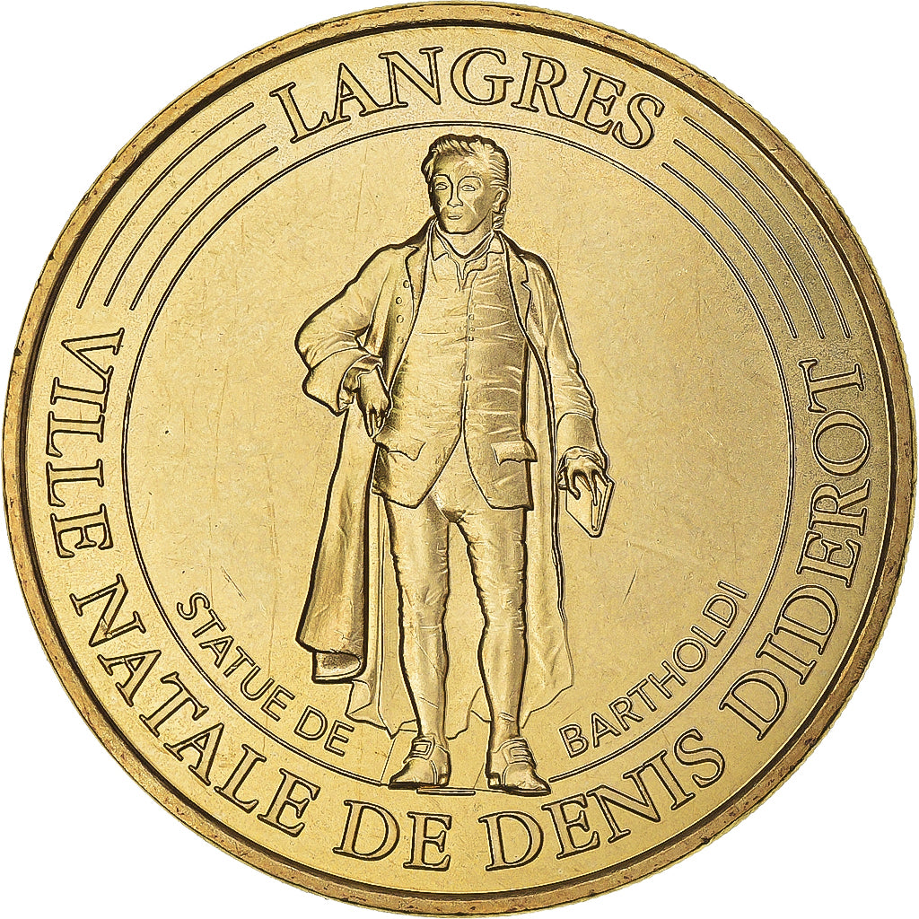 France, Token, Langres - Ville natale de Denis Diderot, 2017, MDP, MS(63)