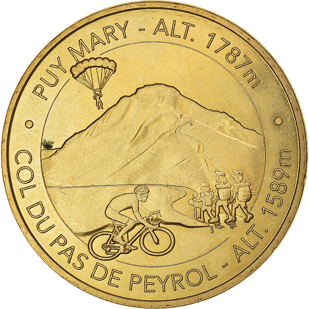 Francia, zeton, Puy Mary - Col du pas de Peyrol, 2017, MDP, EBC+, Aluminio y
