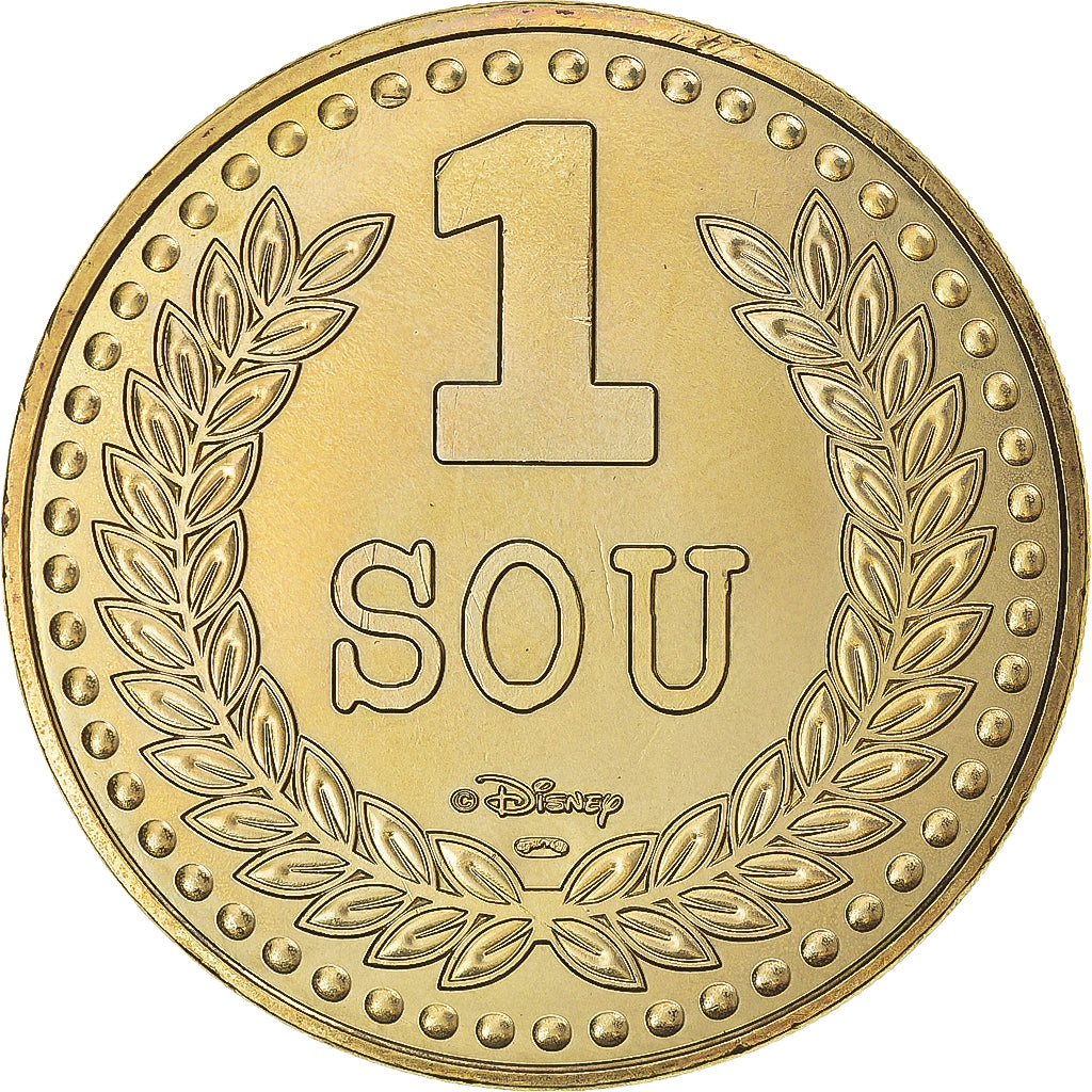 France, Jeton, Dysney, Sou Fétiche, Balthazar Picsou, MDP, SPL+, Cupronickel