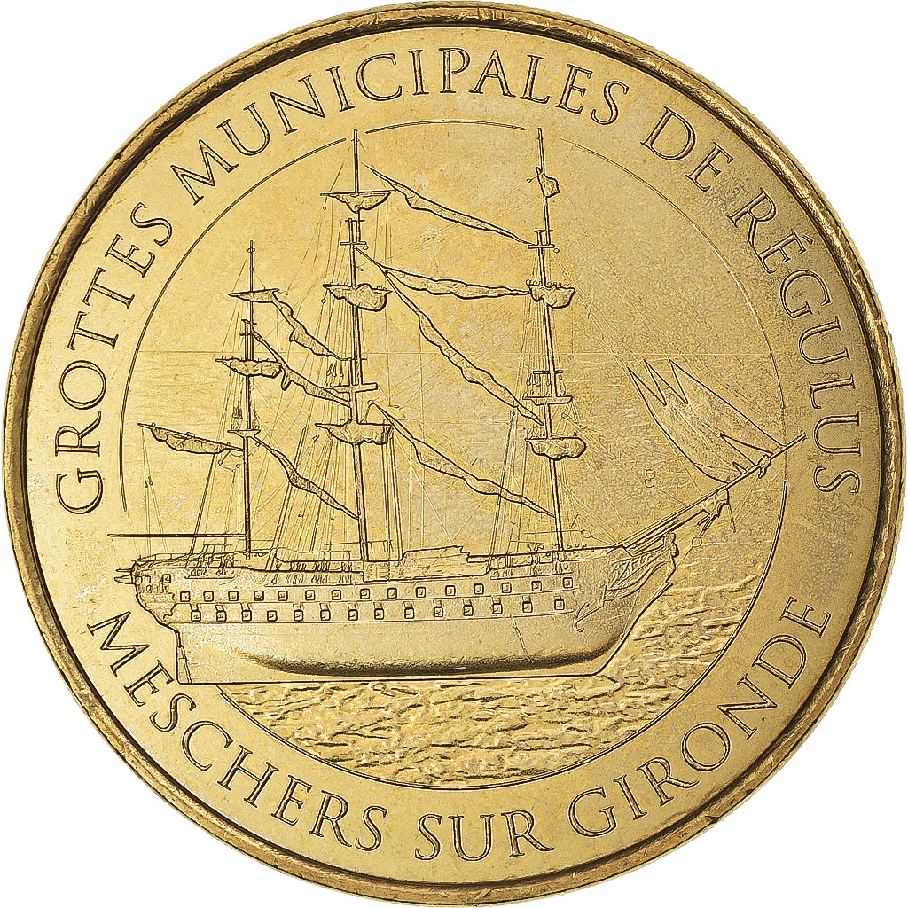 France, Token, Touristic token, Meschers-sur -Gironde - Grottes n°2, 2016, MDP