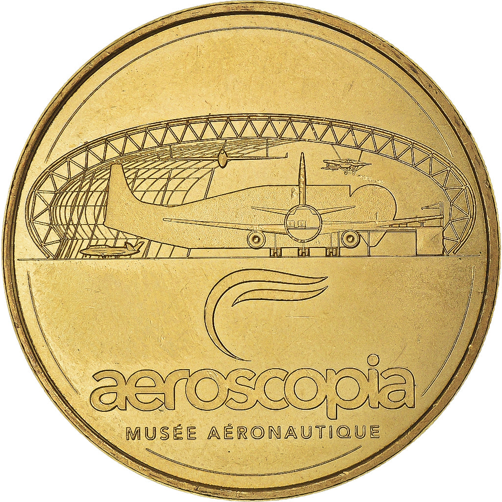 Francja, Token, Żeton turystyczny, Aéroscopia, 2016, MDP, MS(63)