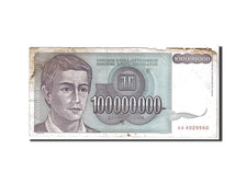 Yugoslavia, 100,000,000 Dinara, 1993, KM #124, VG(8-10), AA4029560