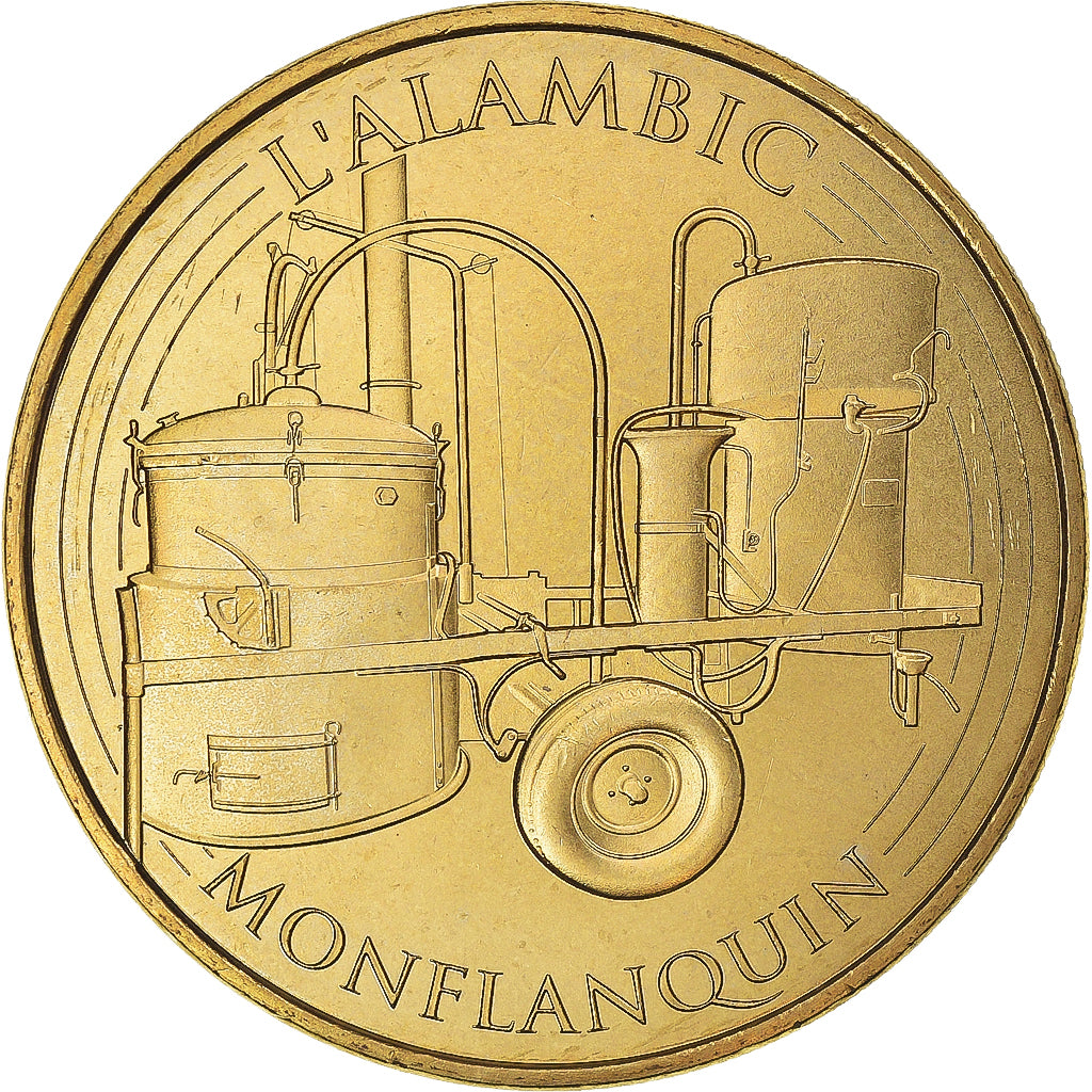 Frankreich, betaalpenning, MONFLANQUIN - L'ALAMBIC MONFLANQUIN, 2016, MDP, UNZ