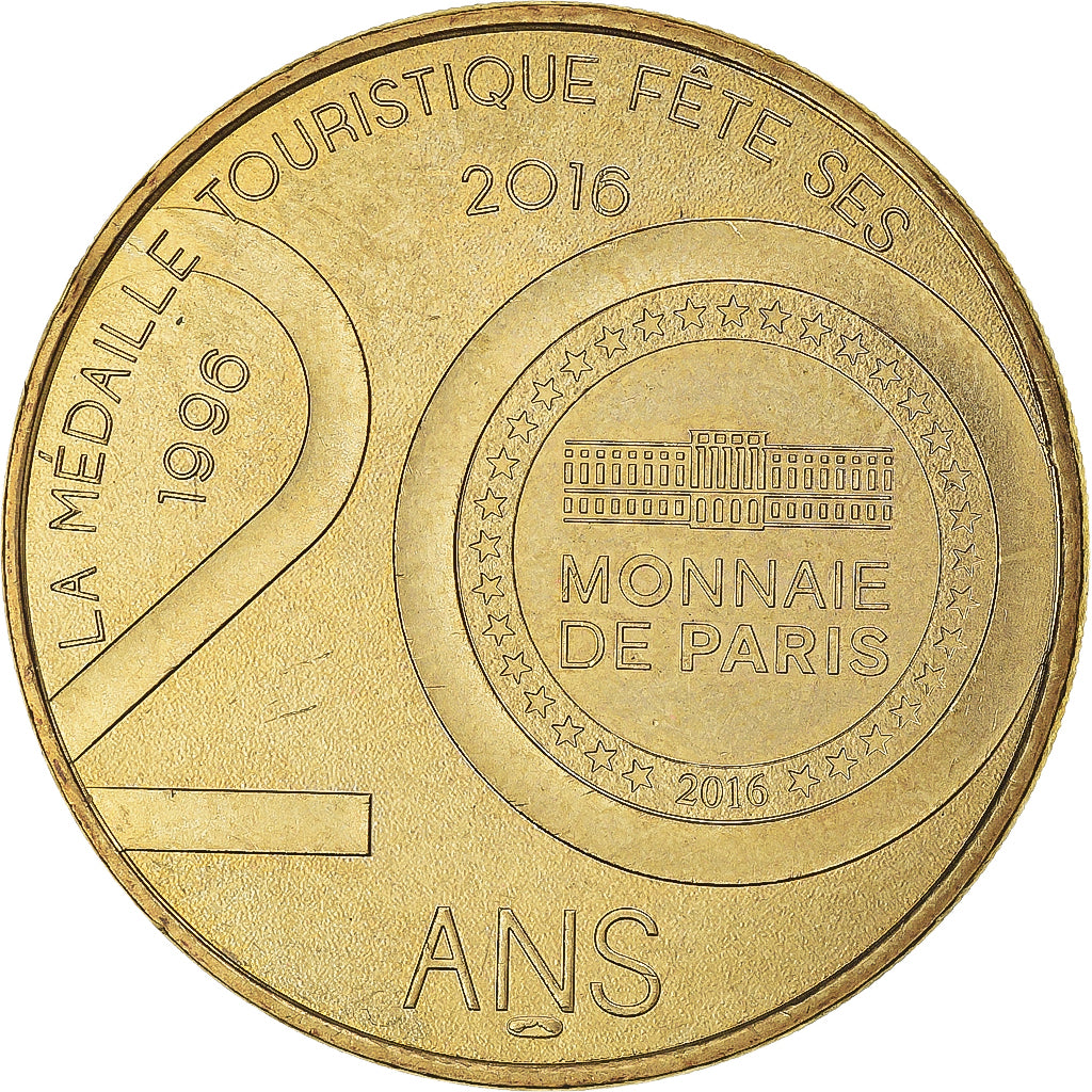 Frankreich, betaalpenning, Touristic token, BEDOIN - LE MONT VENTOUX N°3, 2016
