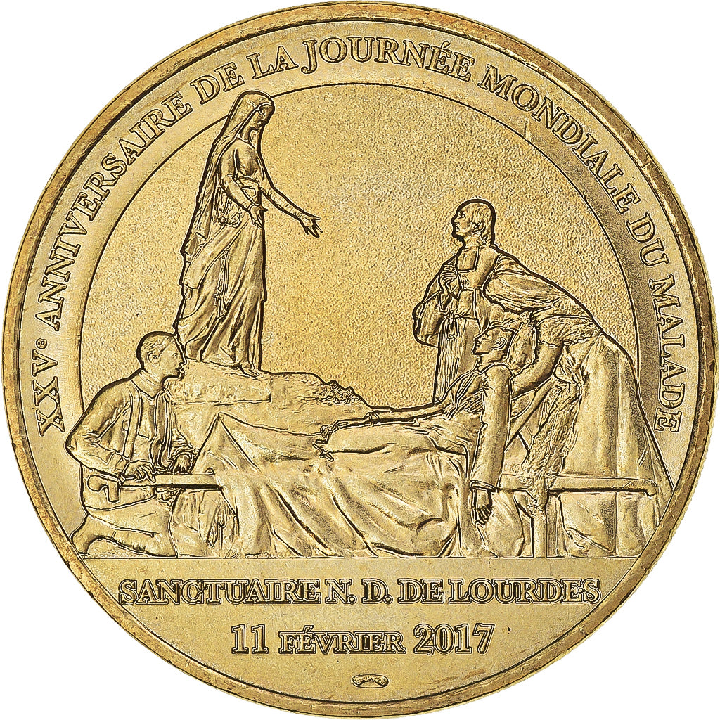 Frankreich, betaalpenning, Lourdes - n°26 - 20ème anniversaire de l'accueil de