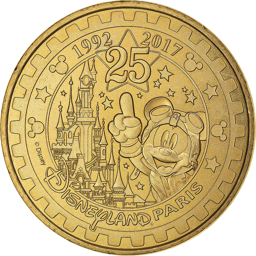 France, Token, Disneyland Paris -25ème anniversaire, 2017, MDP, MS(63)