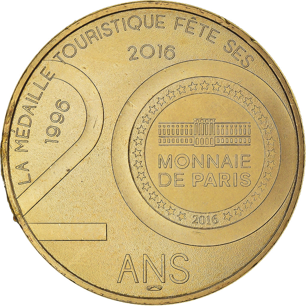 Francia, zeton, Jetón turístico, Jaunay-Clan - Futuroscope n° 23 - 30 ans