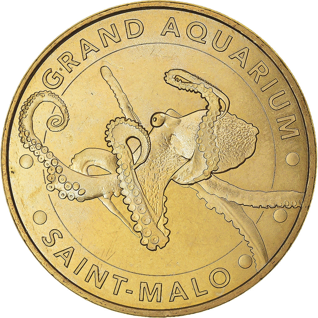França, Token, Token turístico, SAINT-MALO - GRAND AQUARIUM N°5 - LA PIEUVRE