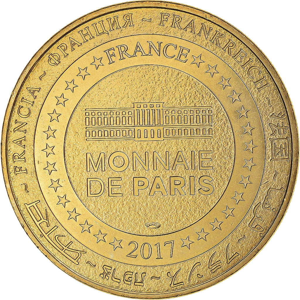 Frankrijk, Token, AUXERRE - ABBAYE SAINT-GERMAIN, 2017, MDP, UNC-, Copper-nickel