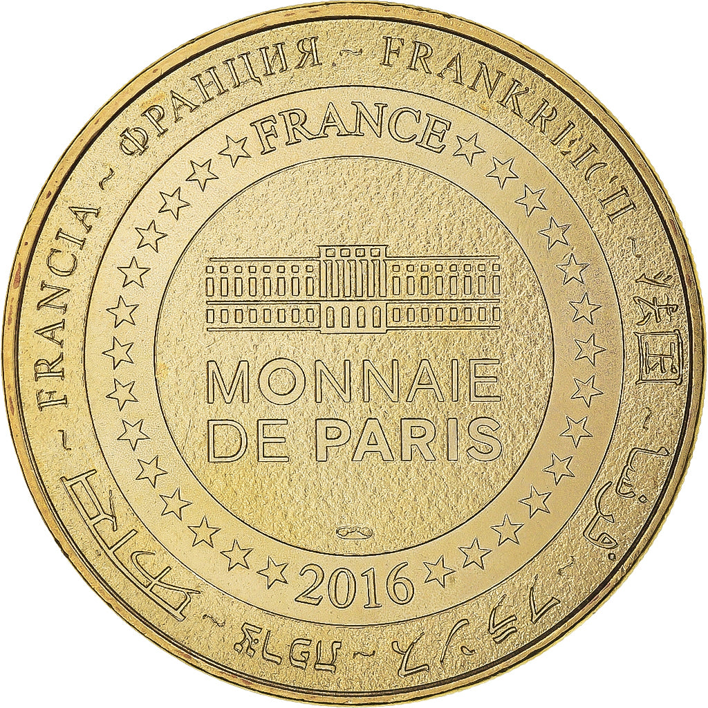 France, Token, Rouen - Gros Horloge, 2016, MDP, MS(63), Copper-nickel Aluminium