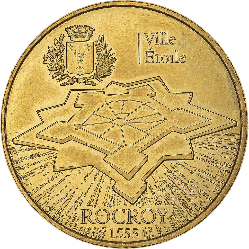 Francia, ficha, ROCROY 1555 VILLE ETOILE, 2016, MDP, SPL, Rame-nichel-alluminio