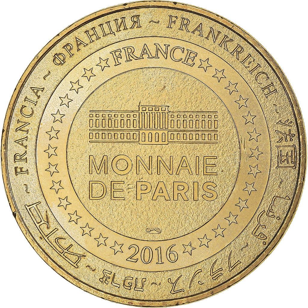 France, Token, Touristic token, MIRCEA CANTOR, 2016, MDP, MS(63), Copper-nickel