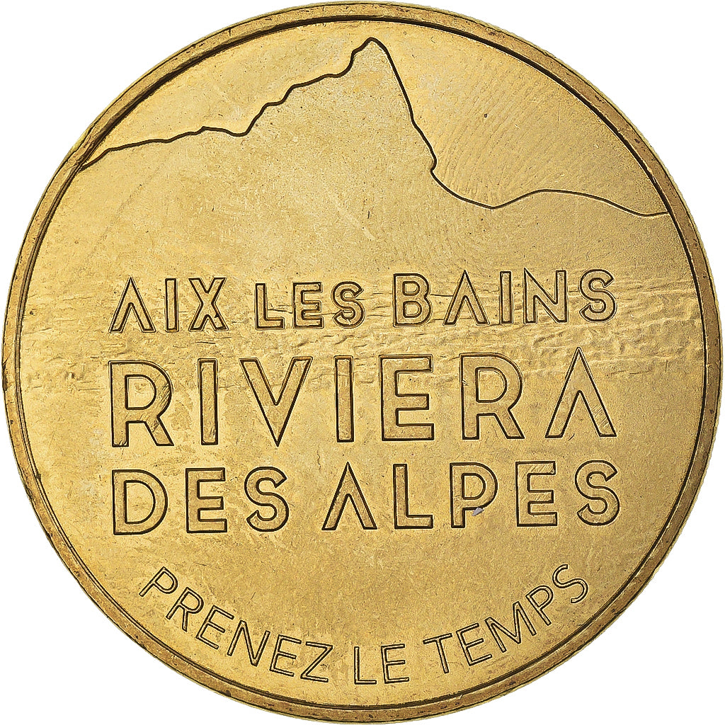 França, Token, Token turístico, Aix Les Bains - RIVIERA DES ALPES, 2016, MDP