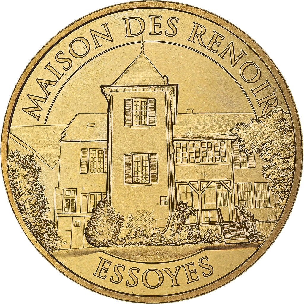 Francja, Token, Żeton turystyczny, Essoyes - Maison des Renoir, 2017, MDP
