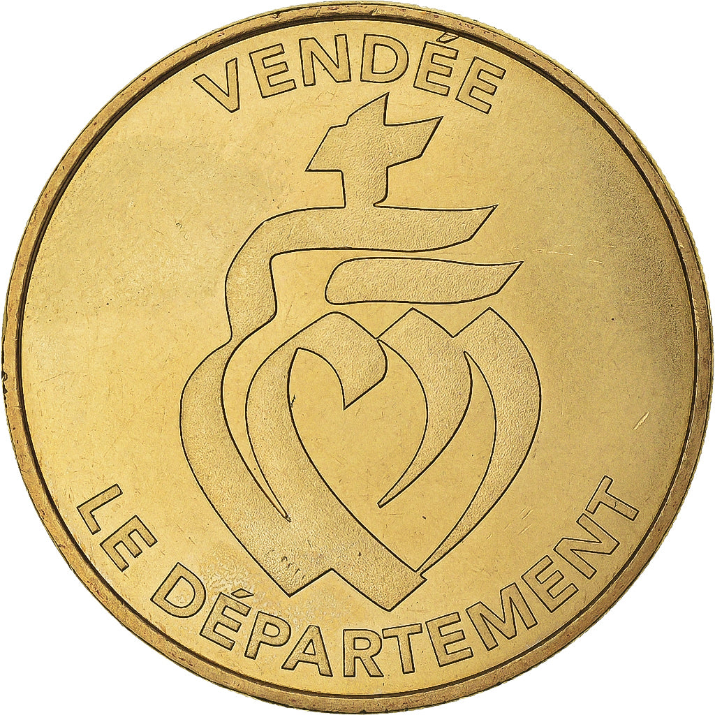 France, Token, Touristic token, LES-LUCS-SUR-BOULOGNE - Historial de la Vendée