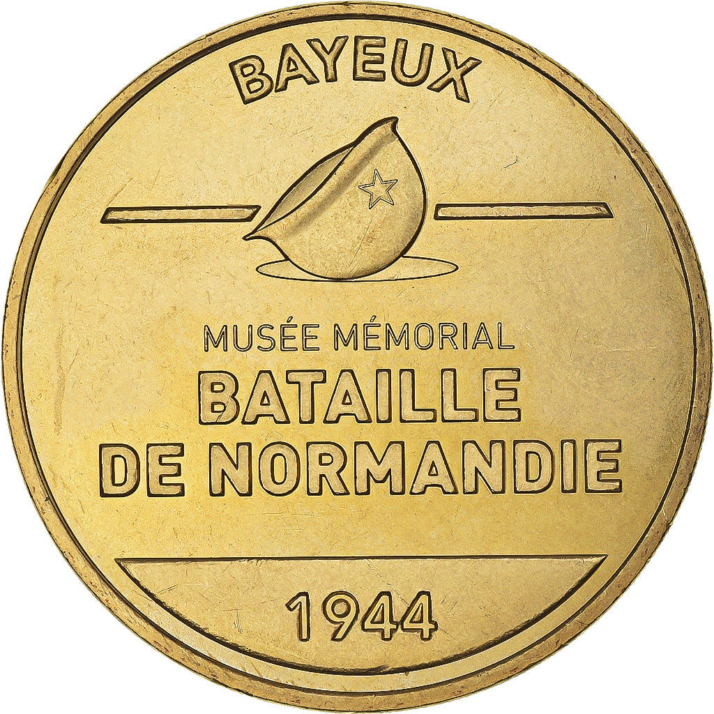 France, Jeton, Jeton Touristique, Bayeux - Musée mémorial - Bataille de