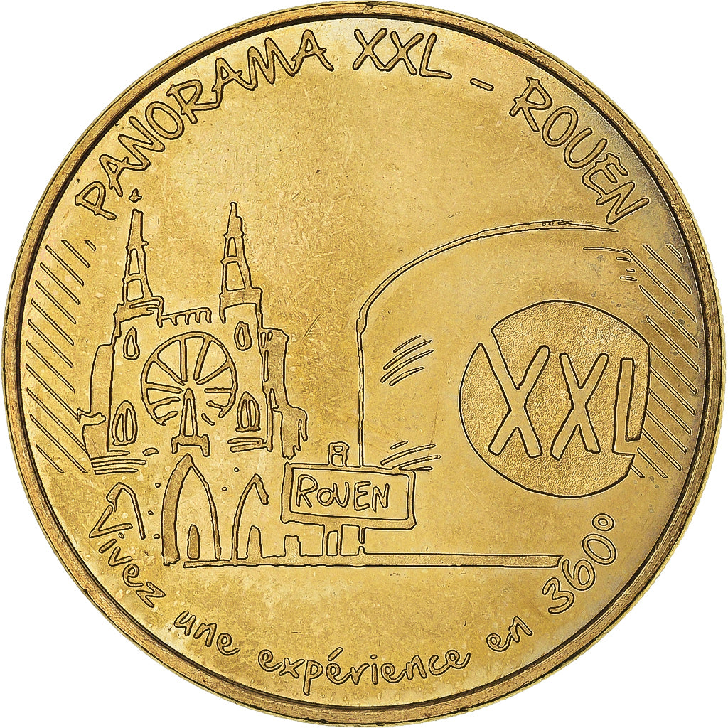 Frankreich, betaalpenning, Tourist Token, 76/ Panorama XXL - Rouen, 2015