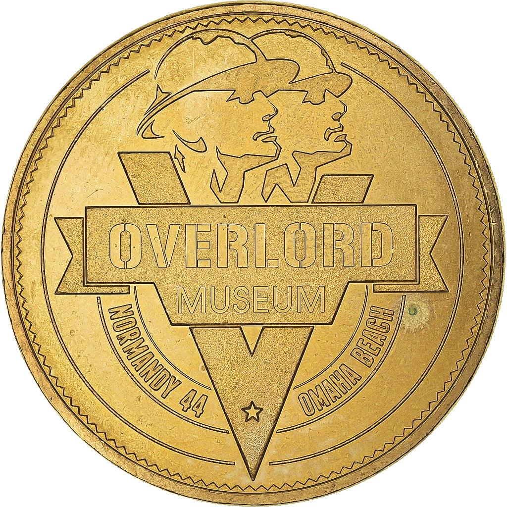 Francia, ficha, Tourist Token, 14/ Overlord Museum - Omaha Beach, 2015, Monnaie