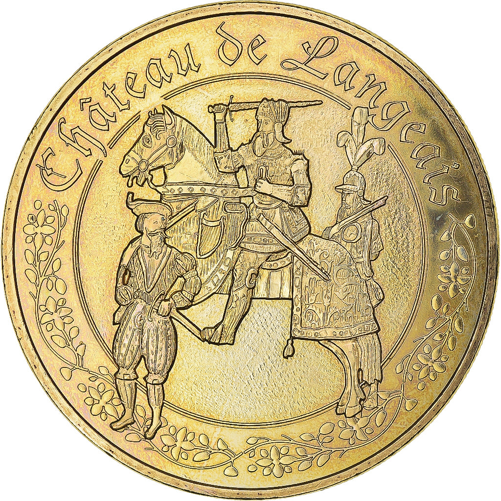 Francja, Token, Żeton turystyczny, Langeais - Château n°4, Sztuka i Kultura