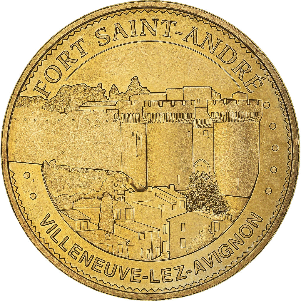 Francja, Token, Żeton turystyczny, 30/ Fort Saint-André, 2015, Monnaie de