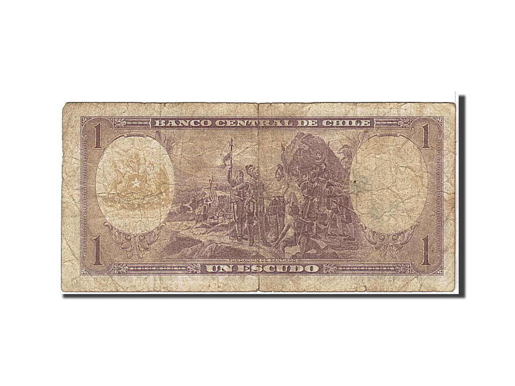 Banknote, Chile, 1 Escudo, 1964, KM:136, VF(20-25)