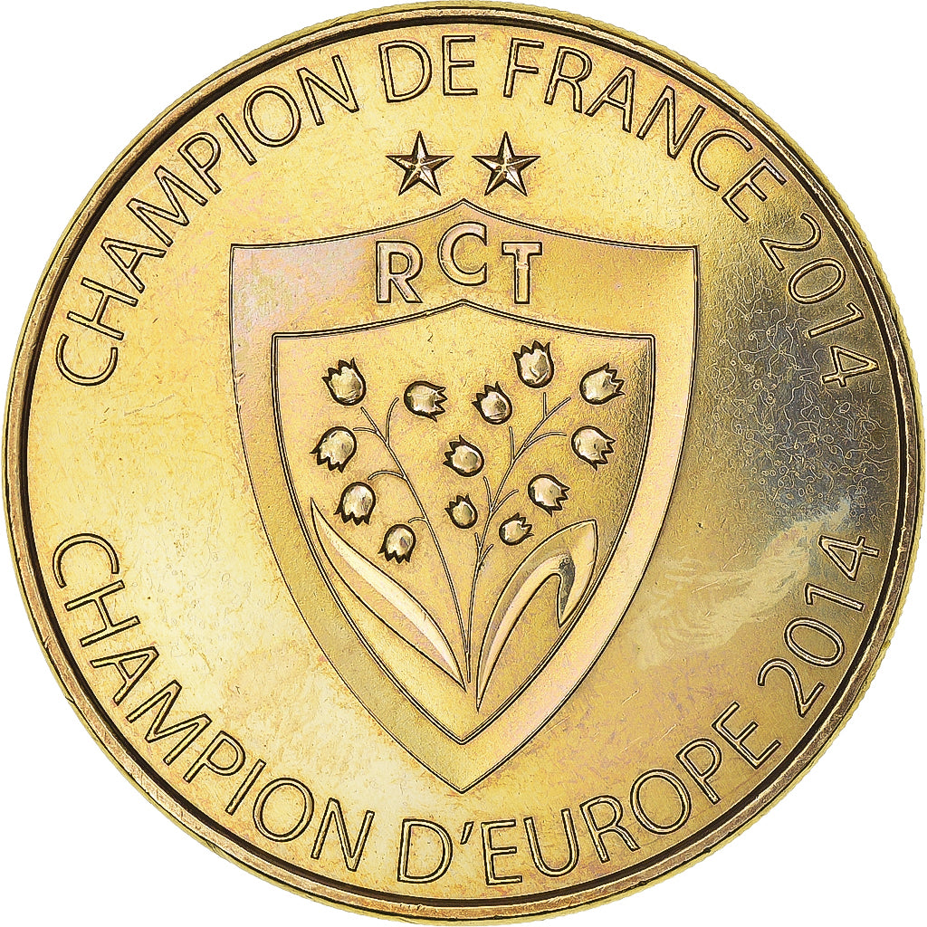 France, Token, Touristic token, 83/ TOULON RCT RUGBY - 2014 Champion France et