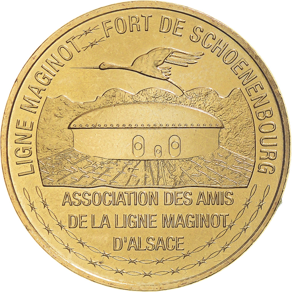 France, Jeton, Tourist Token, 67/ Ligne Maginot - Fort de Schoenenbourg, 2015