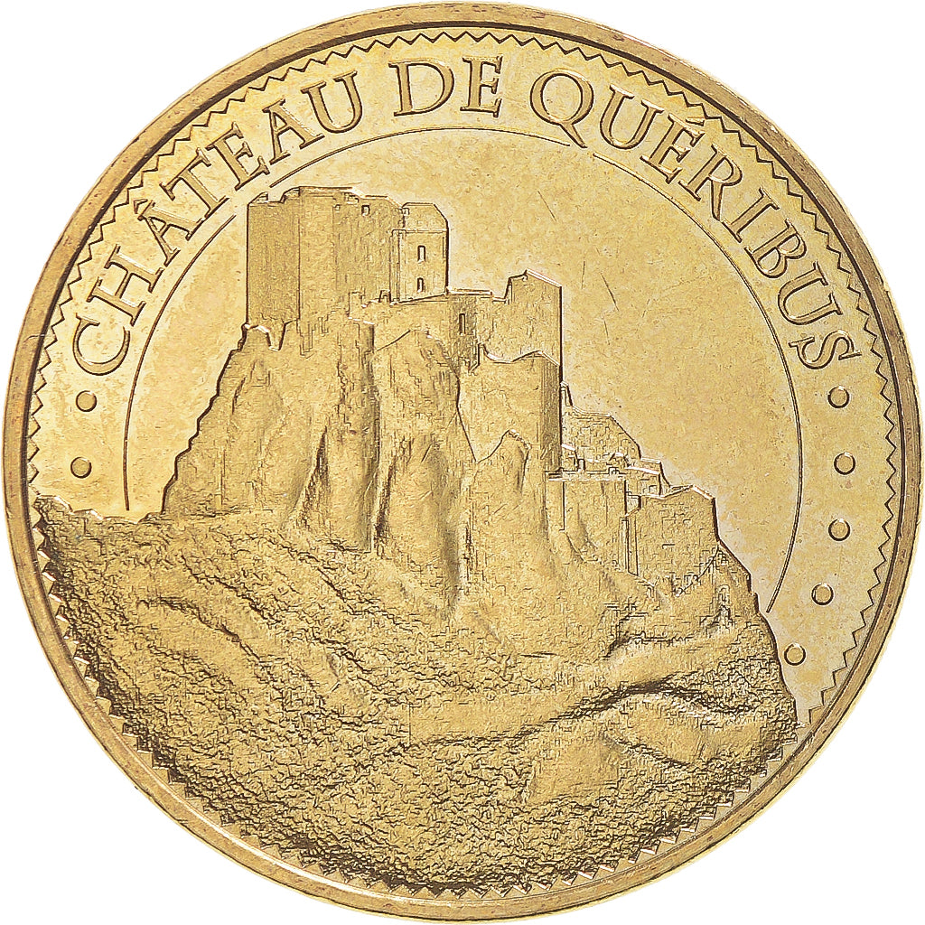 France, Token, Tourist Token, 11/ Château de Quéribus, 2015, Monnaie de Paris