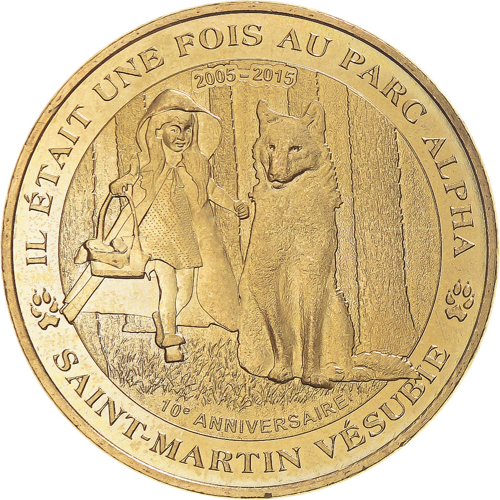 France, Token, Tourist Token, 06/ Parc Alpha - Saint-Martin Vésubie, 2015