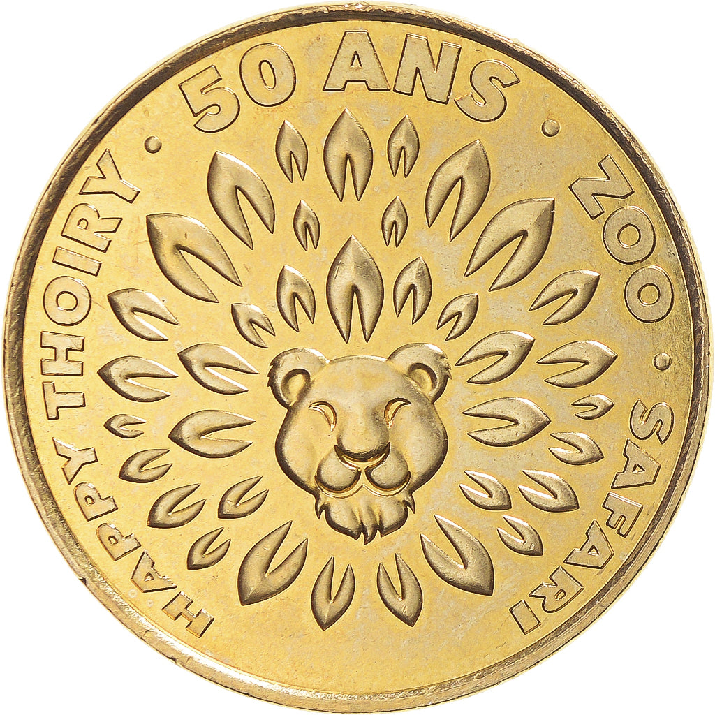 Francja, Token, Żeton turystyczny, Thoiry - 50 ans du safari, 2018, Monnaie de