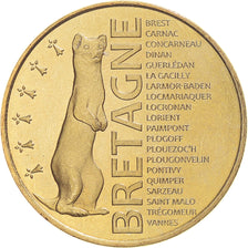 Francia, ficha, Tourist Token, BRETAGNE - L'HERMINE, 2018, Monnaie de Paris