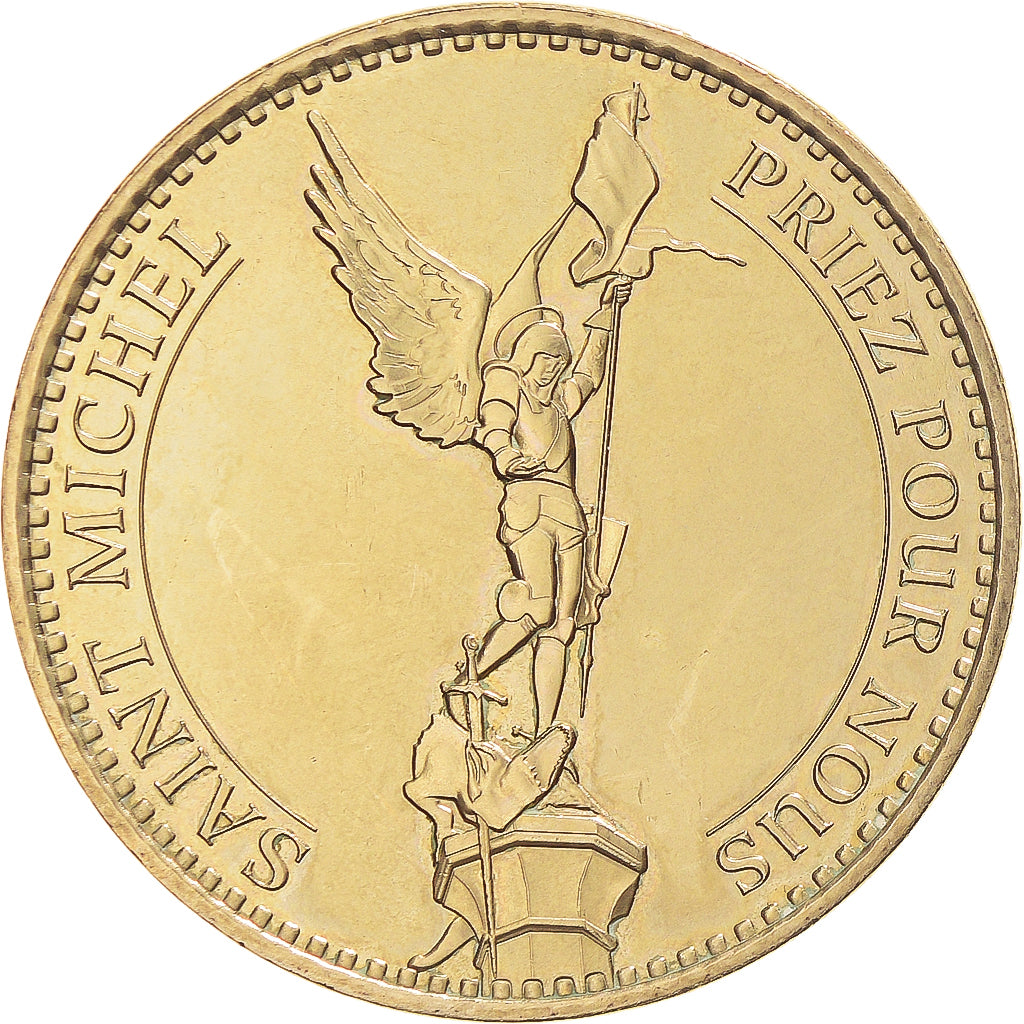 Francia, zeton, Tourist Token, Sacré-Coeur de Montmartre - Saint Michel priez