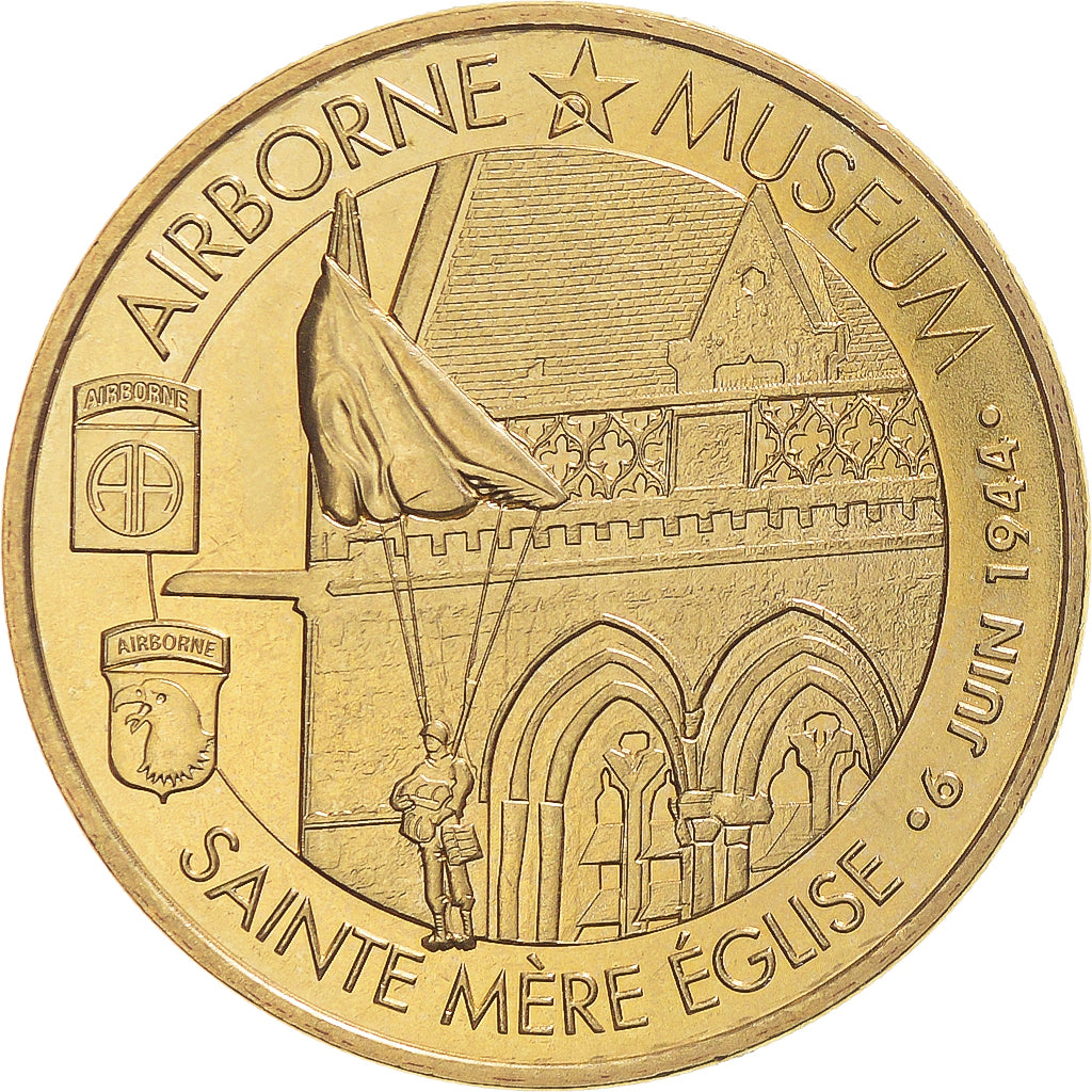 Frankrijk, Token, Tourist Token, Airborne museum - SAINTE MER EGLISE - 6 juin