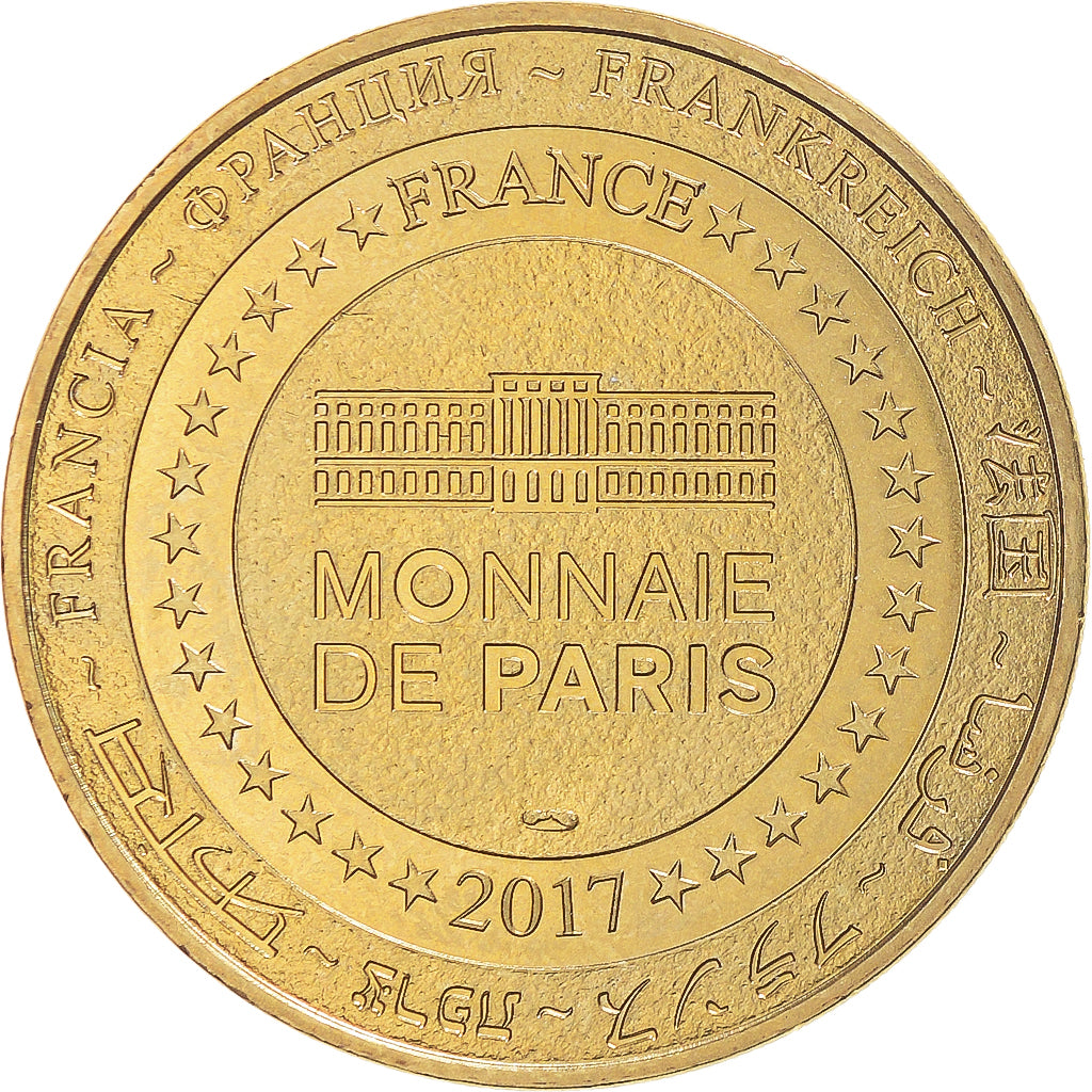 Francia, zeton, Tourist Token, ALSACE - La Montagne des Singes - La mère et son