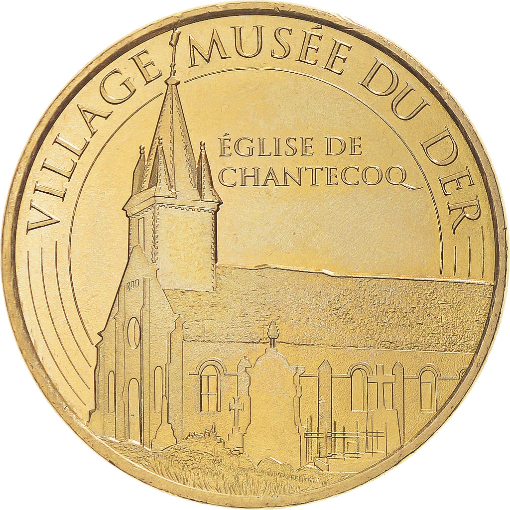France, Token, Tourist Token, 1/ Village-Musée du Der - Eglise de Chantecoq