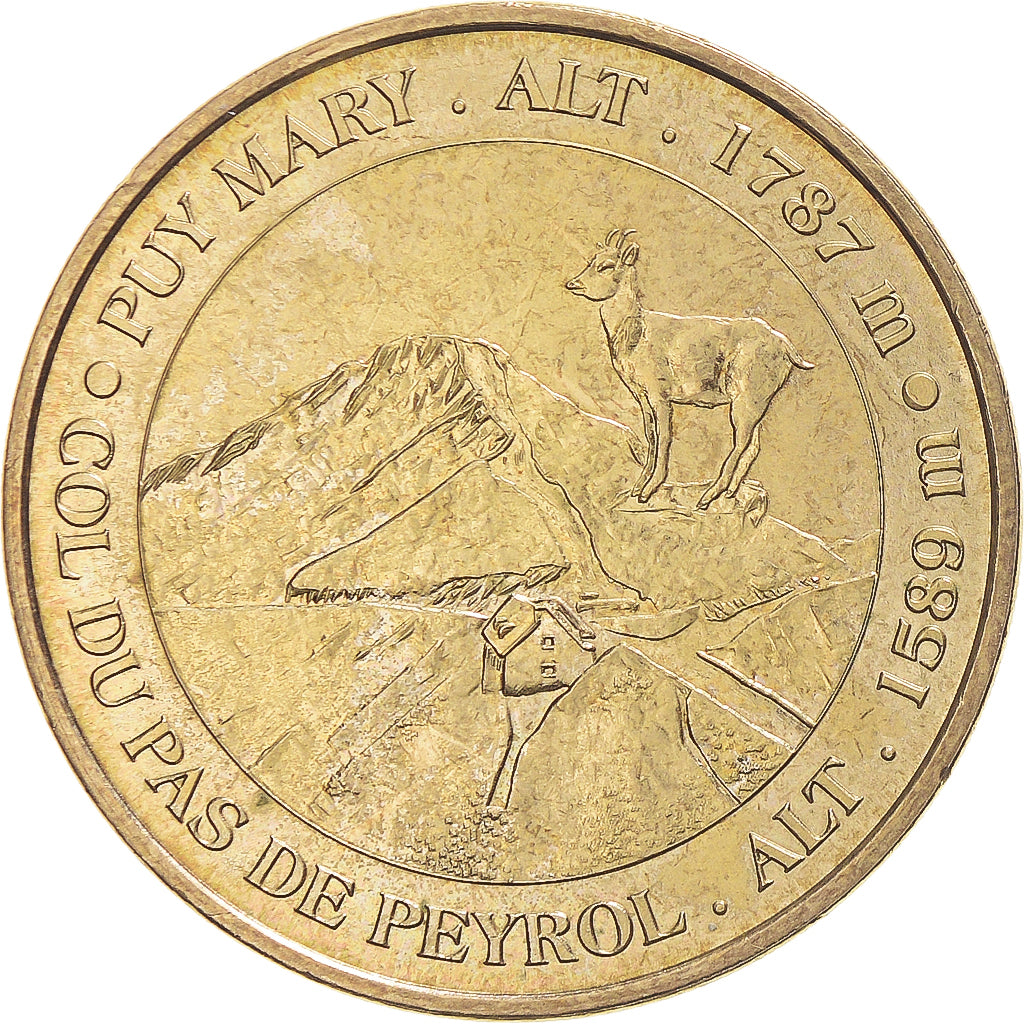 France, Token, Tourist Token, Col du Pas de Peyrol - Le Claux Puy Mary, 2007