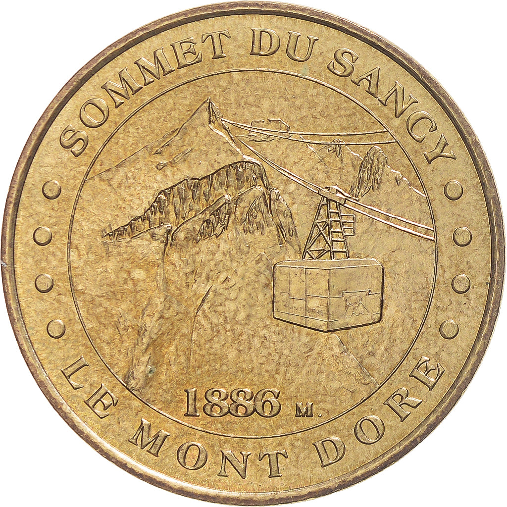 France, Token, Touristic token, 3 - LE MONT DORE - SOMMET DU SANCY 1886 M, 2006