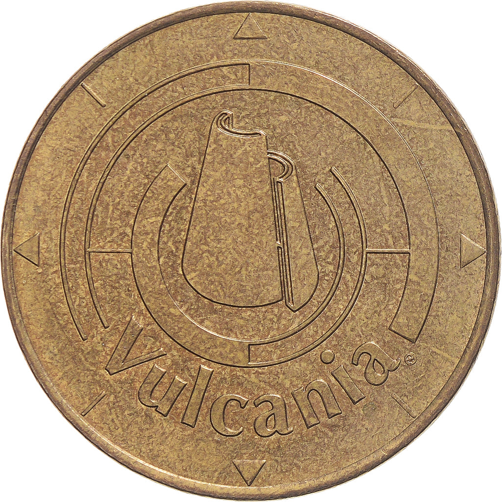 Francja, Token, Żeton turystyczny, Vulcania (le logo), 2002, Monnaie de Paris