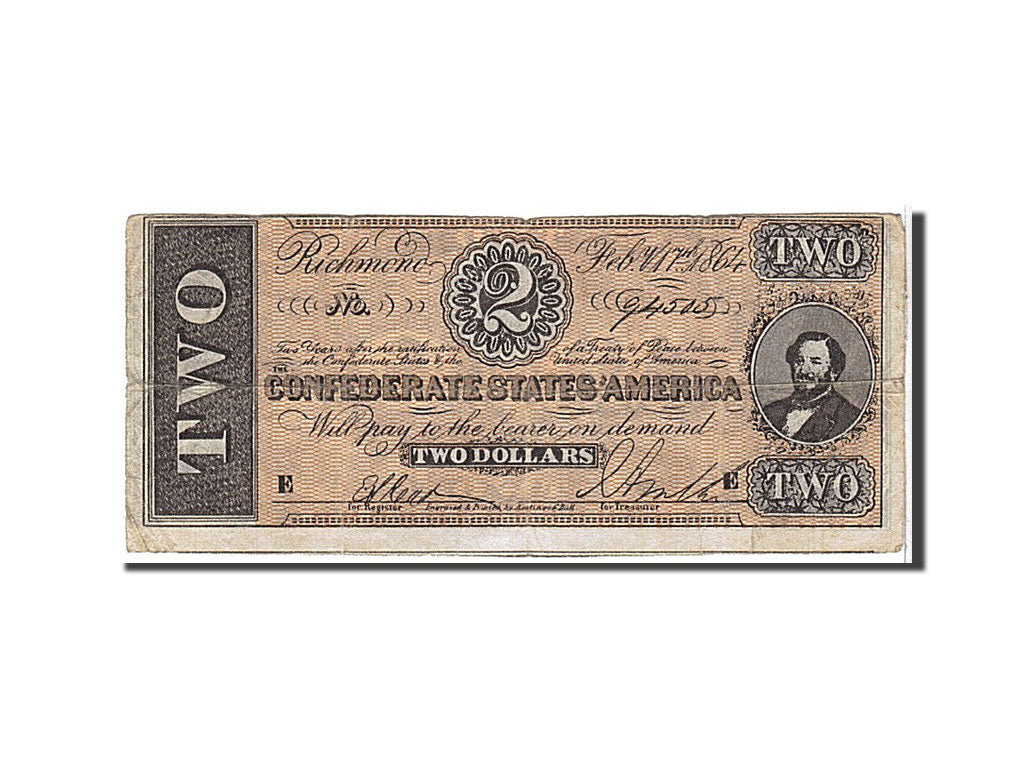 Etats-Unis, 2 Dollars type 1864