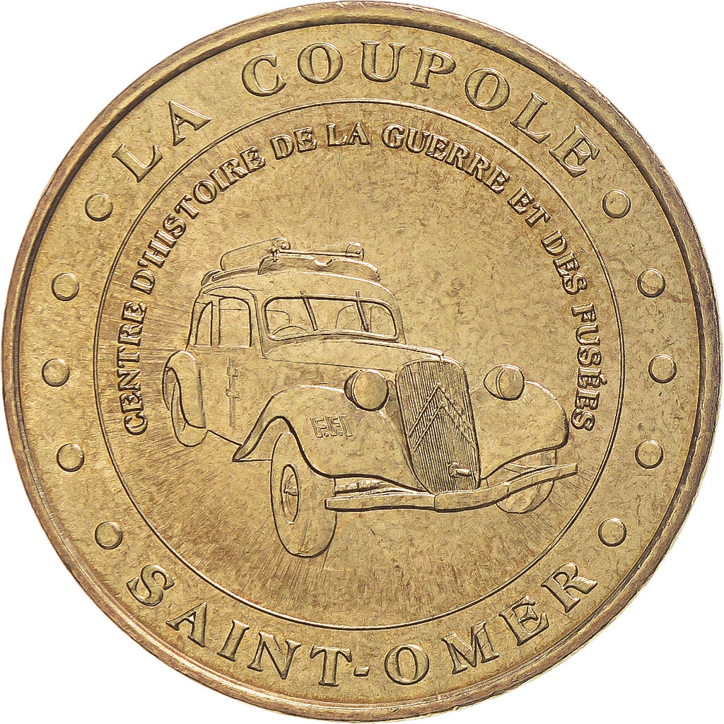 Francia, zeton, Jetón turístico, 62/ La Coupole - Saint-Omer, Arts & Culture